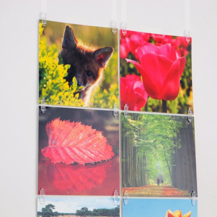 STAS picture hits: veelzijdig systeem voor het ophangen van decoraties.