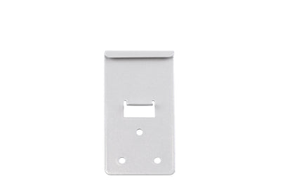STAS papergrip hanger, witte staal met poedercoating, perfect voor schoolborden en andere wandbevestigingen.