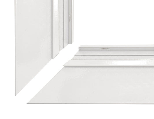 STAS systeemplafond rail hoekprofiel buitenhoek voor een nette afwerking bij drop ceilings.
