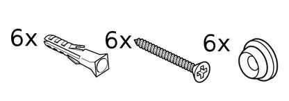 Rail installatiekit (200 cm) perfect voor multirail en multirail max bevestiging.