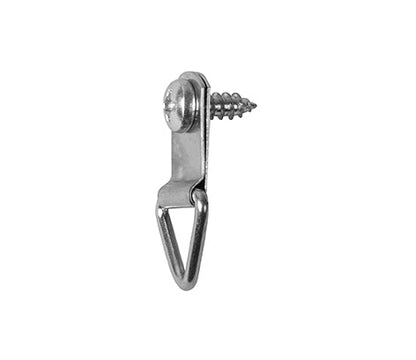 STAS d ring schroefhanger set met staaldraad inclusief 2 D-ring hangers en bevestigingsschroefjes.