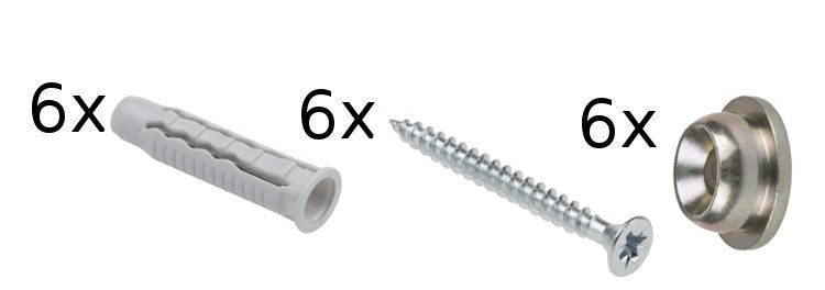 Rail installatiekit (200 cm) geschikt voor cliprail max en cliprail pro.
