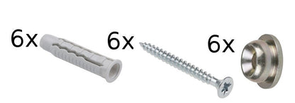 Rail installatiekit (200 cm) geschikt voor cliprail max en cliprail pro.