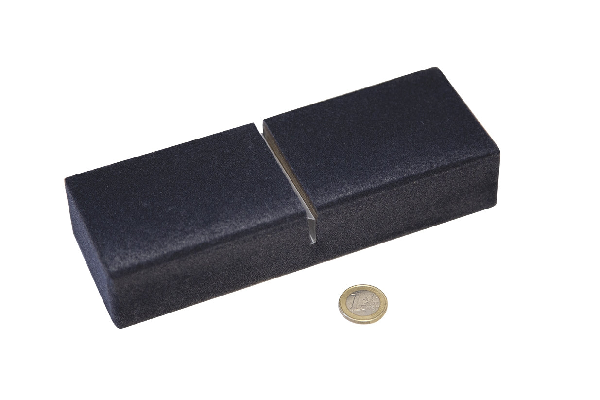 STAS houten voetjes voor plexiglas scherm (set van 2 stuks) voor stabiliteit van 4mm dikke plexiglas schermen.
