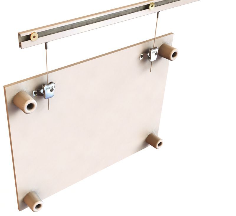STAS whiteboard 90x120 - andere afmetingen op aanvraag voor specifieke wensen en toepassingen.