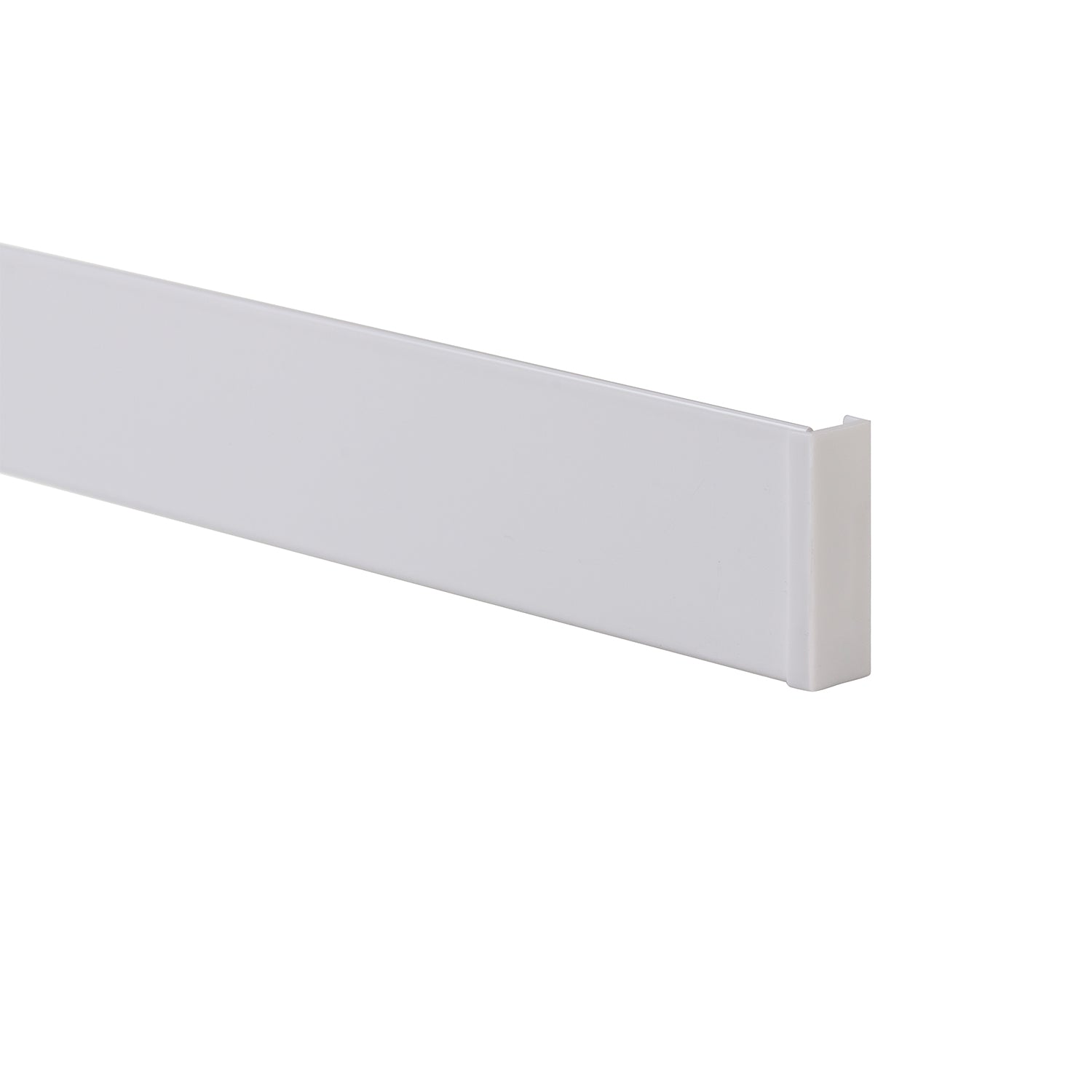 STAS cliprail max 300 cm, verkrijgbaar in wit, zwart en aluminium.