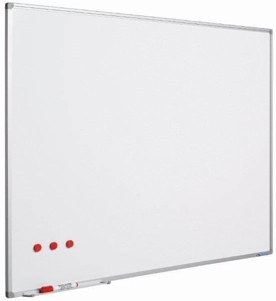 STAS whiteboard 90x120 is nat-tekenbaar, magneethoudend en ideaal voor intensief gebruik.
