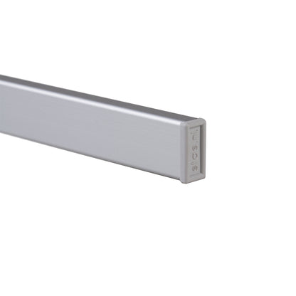 STAS cliprail pro 200 cm, gebruik extra onderdelen zoals pluggen en hoekkappen.