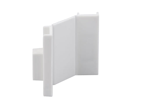 STAS cliprail max combicap, verkrijgbaar in wit, zwart en aluminium.