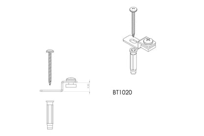 STAS textielframe hanger (set van 2) compact verpakt en gemakkelijk te verzenden.