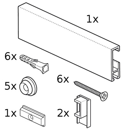 STAS cliprail + installatie kit