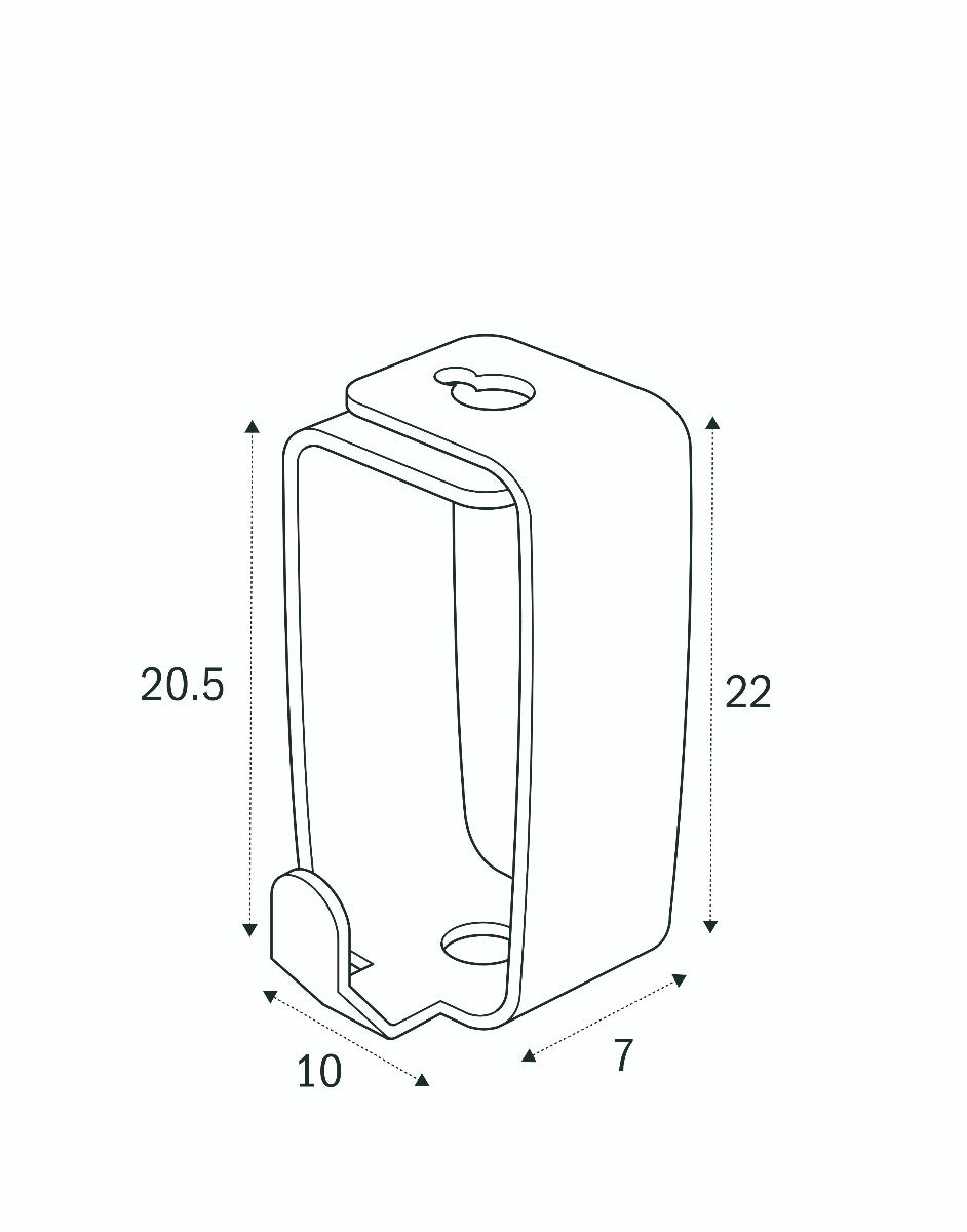 Belastbaar tot 4kg: perlon koord + STAS smartspring