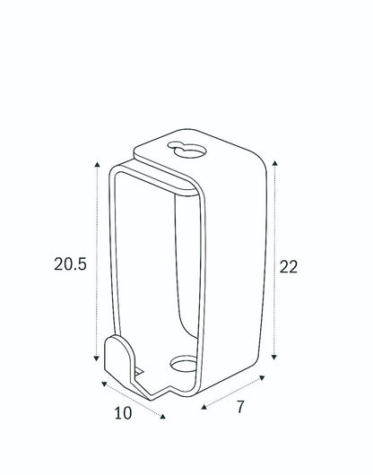 Belastbaar tot 4kg: perlon koord + STAS smartspring