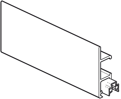 STAS multirail max 200 cm, maak gebruik van pluggen en bevestigingsaccessoires.