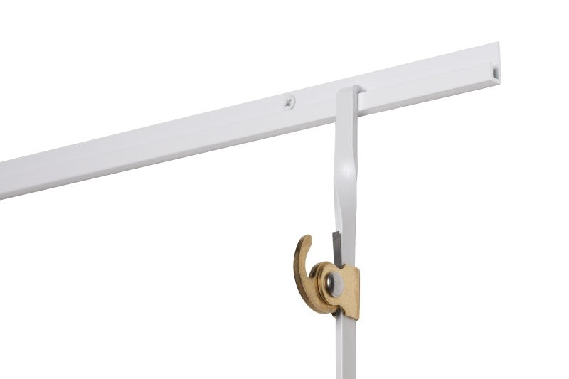 STAS j-rail max 200 cm, een betrouwbare oplossing voor het ophangen van zware schilderijen.