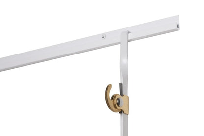STAS j-rail max 200 cm, een betrouwbare oplossing voor het ophangen van zware schilderijen.